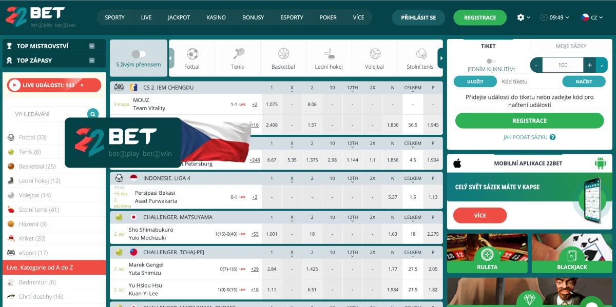 22Bet bookmaker 22Bet bookmaker